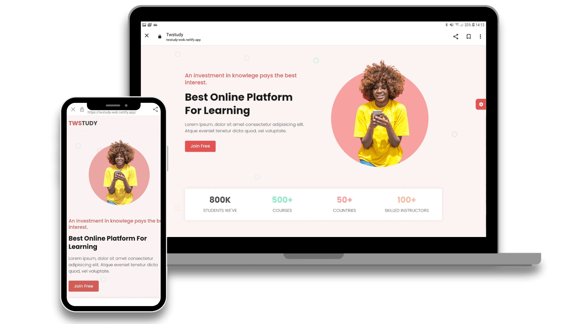 TWStudy Online Learning Platform